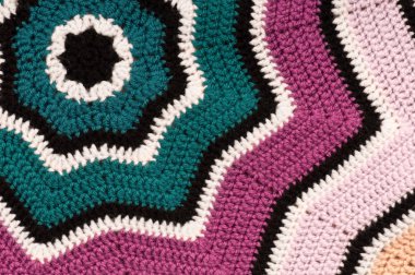 Tığ işi yıldız arka plan