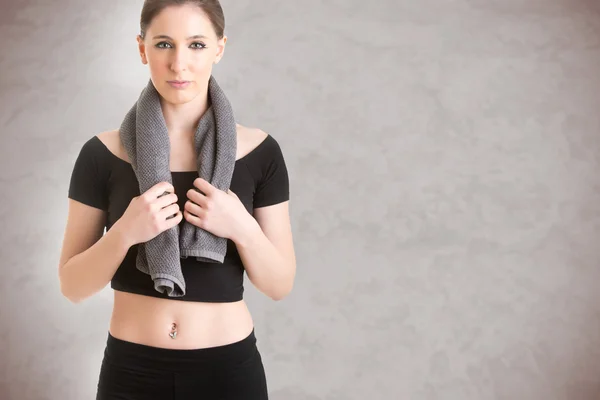 Femme au repos après l'entraînement — Photo