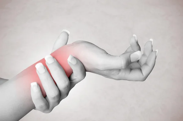 Wrist Pain Closeup — Stock Photo, Image