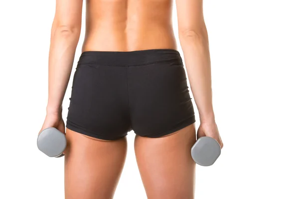 Close Up of a Woman Working Out — Stock Photo, Image