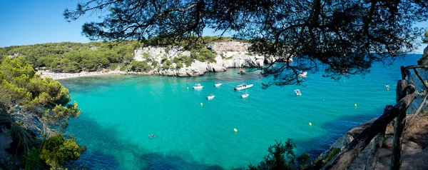 Macarella plaży w menorca, Hiszpania — Zdjęcie stockowe