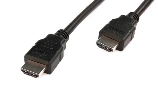 Hdmi Cable Isolated White Background — Stock Photo, Image