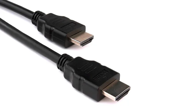 Hdmi Cable Isolated White Background — Stock Photo, Image