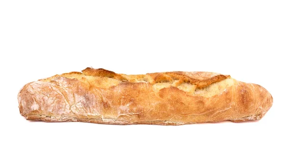 Багет Французский Хлеб Органический Багет Французский Белом Фоне — стоковое фото