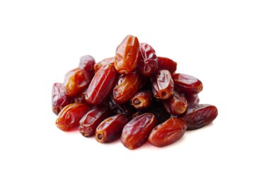 Beyaz arkaplanda izole edilmiş tarih yığını