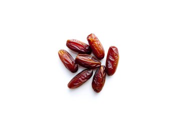 Beyaz arkaplanda izole edilmiş tarih yığını