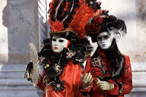 Venezia maschere di carnevale — Foto Stock