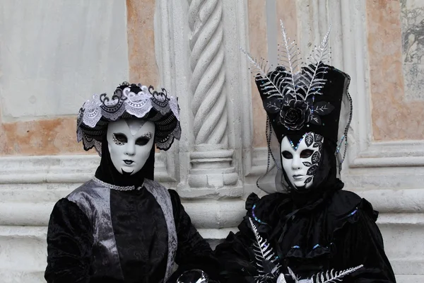 Venezia maschere di carnevale — Foto Stock