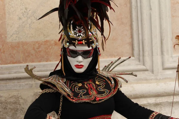 Maschere venezia carnevale — Foto Stock