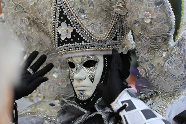 Maschere venezia carnevale — Foto Stock