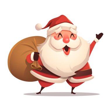 Noel Baba hediye çuval taşıma