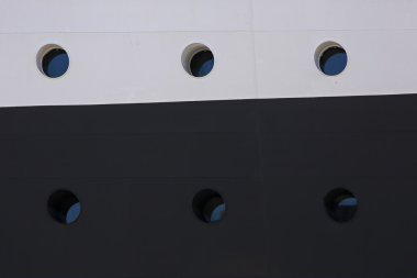 Kabinlerin Windows gemi yan