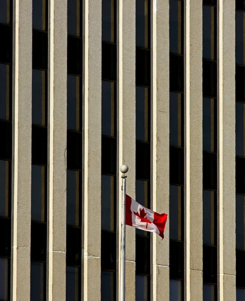 Vlag Canada kantoorgebouw — Stockfoto
