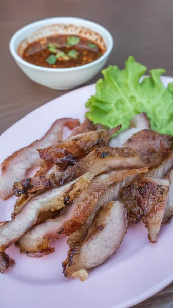 Sliced grilled beef — Stock Photo, Image