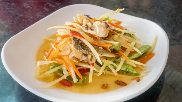 Thai food papaya salad — Stock Photo, Image