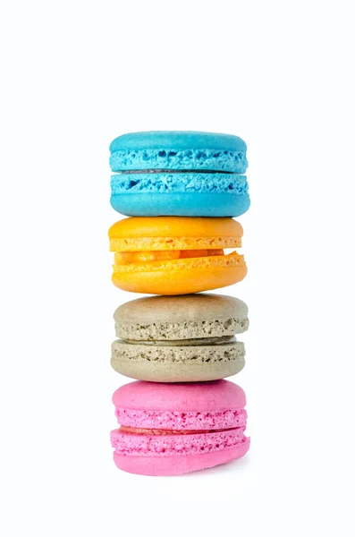 Macaron su bianco — Foto Stock