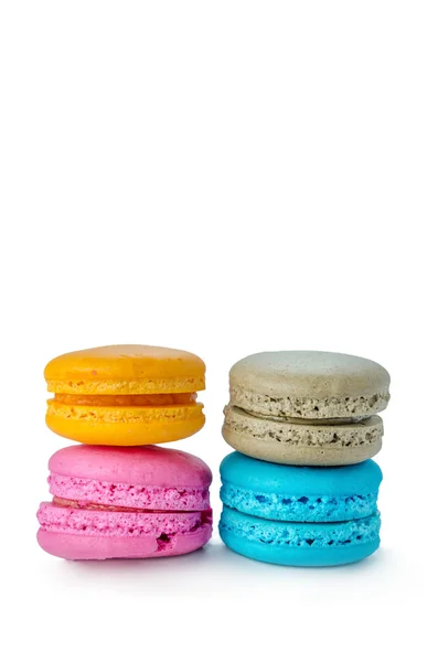 Macaroons on white — Stock Photo, Image