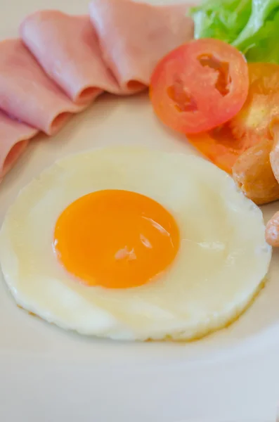 Plate of breakfast — Stock Photo, Image