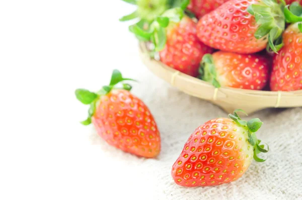 Red strawberries — Stock Photo, Image