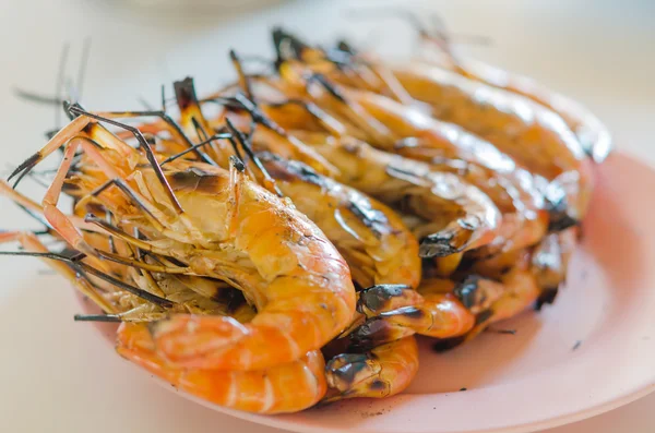 Camarones a la parrilla —  Fotos de Stock