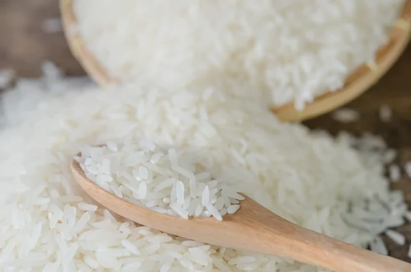 White rice  grains — Stock Photo, Image