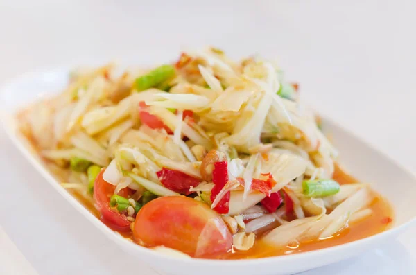 Spicy papaya salad — Stock Photo, Image