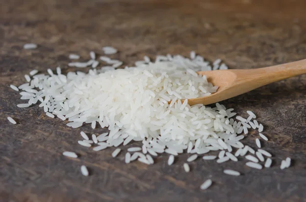 White rice  grains — Stock Photo, Image