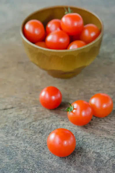 Rote Kirschtomaten — Stockfoto