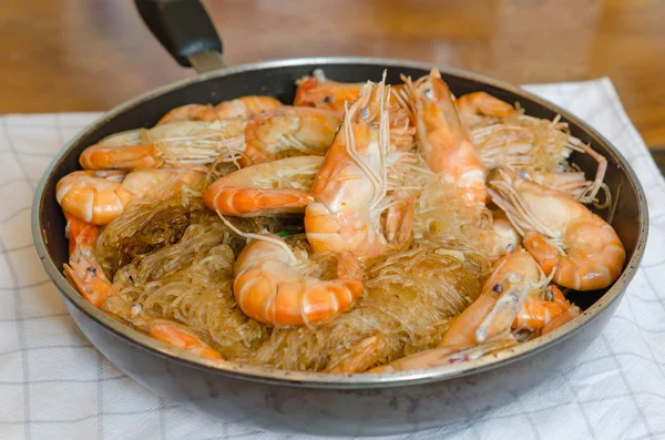 Asian baked shrimp — Stock Photo, Image