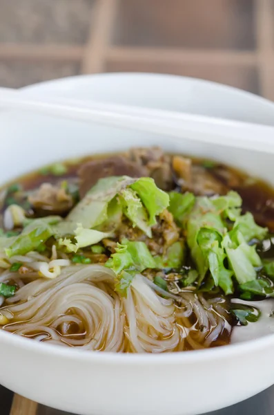 Sopa de fideos de arroz —  Fotos de Stock