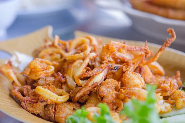 Fried squids — Stock Photo, Image