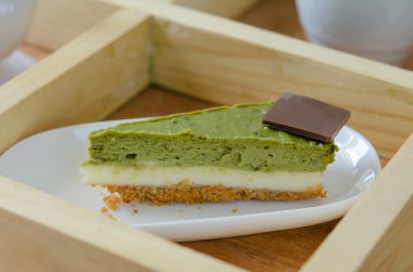  Matcha cheesecake 