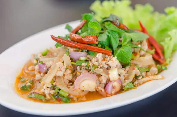 Spicy minced pork — Stock Photo, Image