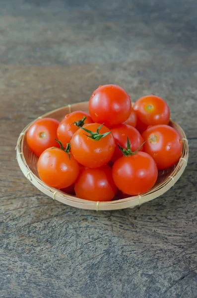 Red cherry tomatoes — Stock Photo, Image