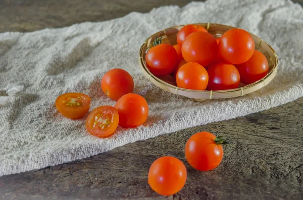 Red cherry tomatoes — Stock Photo, Image