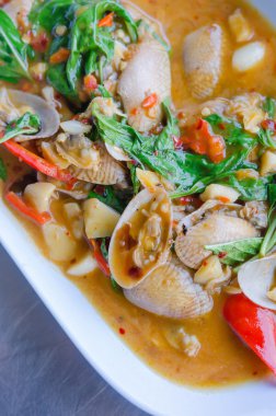 Kızarmış istiridye karıştırın