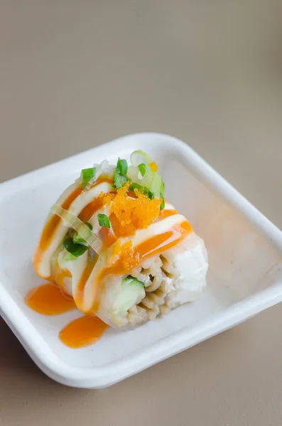 Salmon roll sushi — Stock Photo, Image