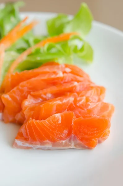 Salmão sashimi — Fotografia de Stock