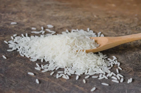 Granos de arroz blanco —  Fotos de Stock