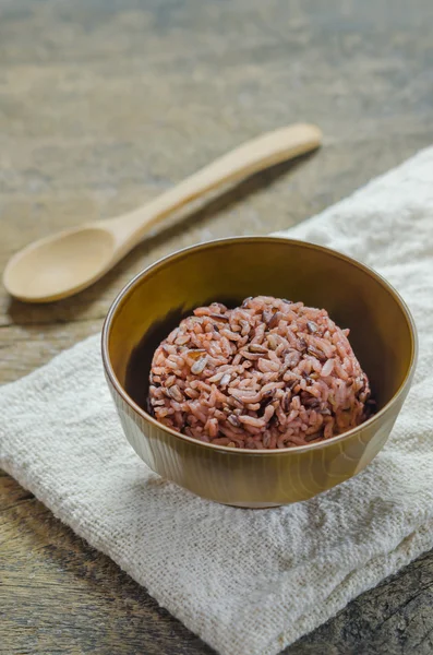 Arroz cocido de Riceberry —  Fotos de Stock