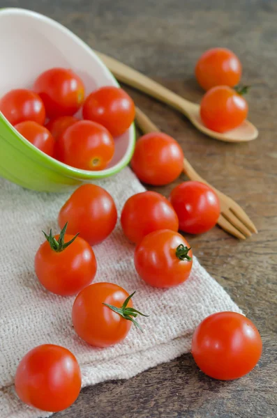 Red cherry tomatoes — Stock Photo, Image