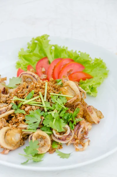 Deep fried squid — Stock Photo, Image