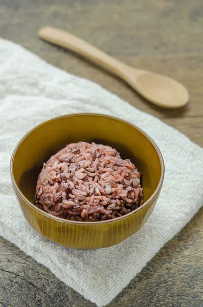 Arroz cocido de Riceberry —  Fotos de Stock