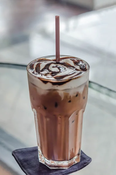 Ice mocca kaffe — Stockfoto