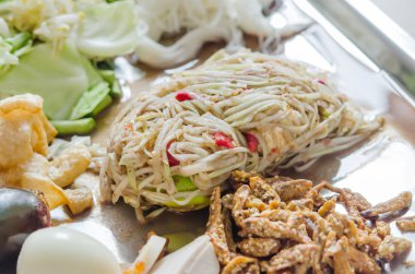 Baharatlı papaya salatası