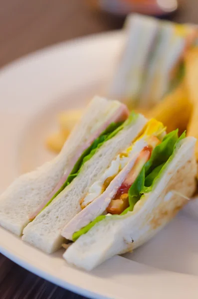 Sandwich club — Foto Stock