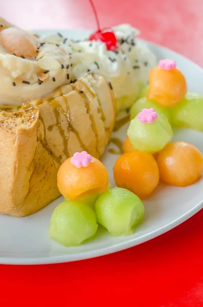 Melon toast — Stock Photo, Image