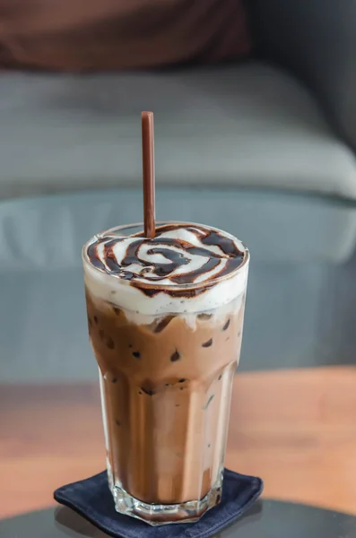 Ice mocca kaffe — Stockfoto