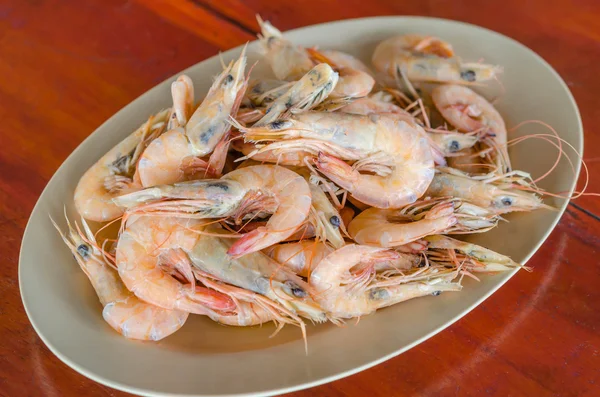 Steamed shrimps — Stock Photo, Image