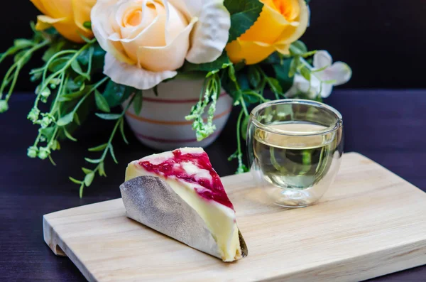 Pastel de queso de arándanos —  Fotos de Stock